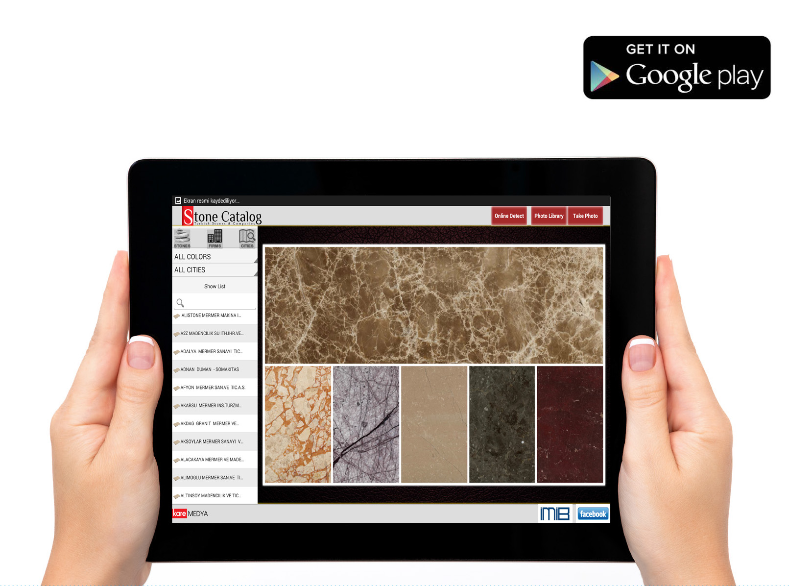 Turkish Natural Stone in “Turkish Stone Catalog” Now on Tablets