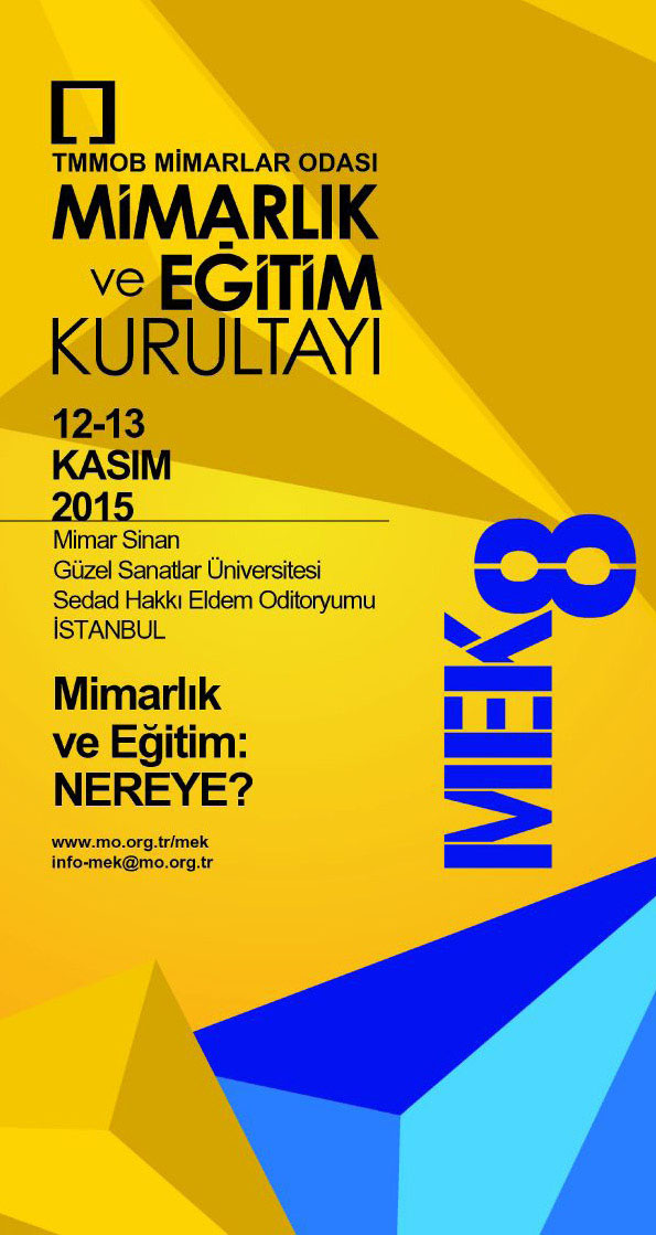 MİMARLIK VE EĞİTİM KURULTAYI