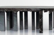 STONE WALLPAPER AND FURNITURE AT DESIGN MIAMI