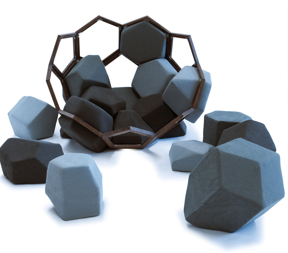 QUARTZ ARMCHAIR BY CTRL ZAK & DAVIDE BARZAGHI