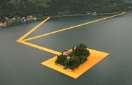 CHRISTO & JEANNE CLAUDE’S S FLOATING PATHWAYS ON THE ITALIAN LAKE