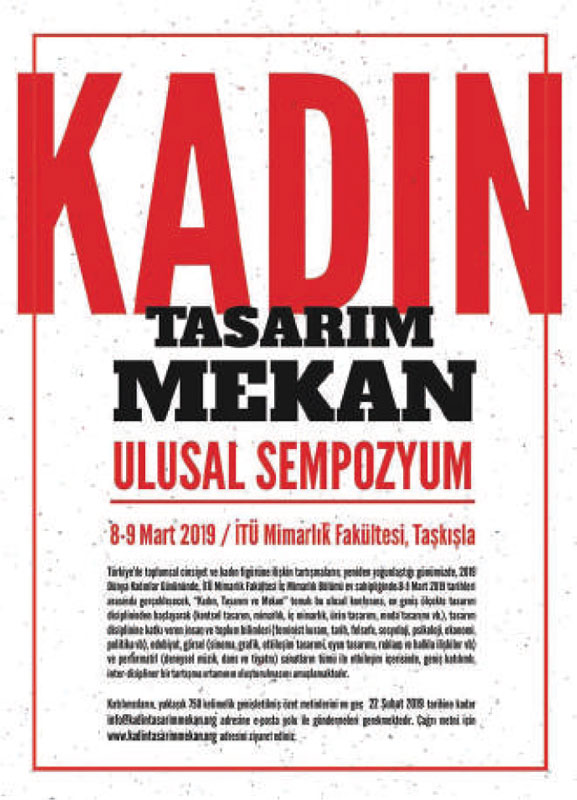 KADIN, TASARIM VE MEKÂN SEMPOZYUMU