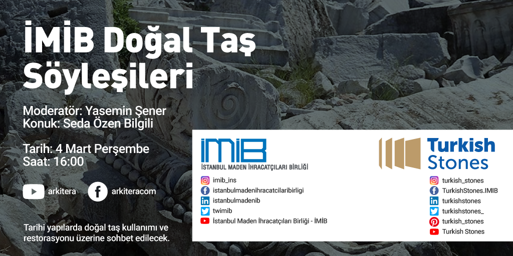 İMİB DOĞAL TAŞ SÖYLEŞİLERİ’NİN YENİ KONUĞU: SEDA ÖZEN BİLGİLİ