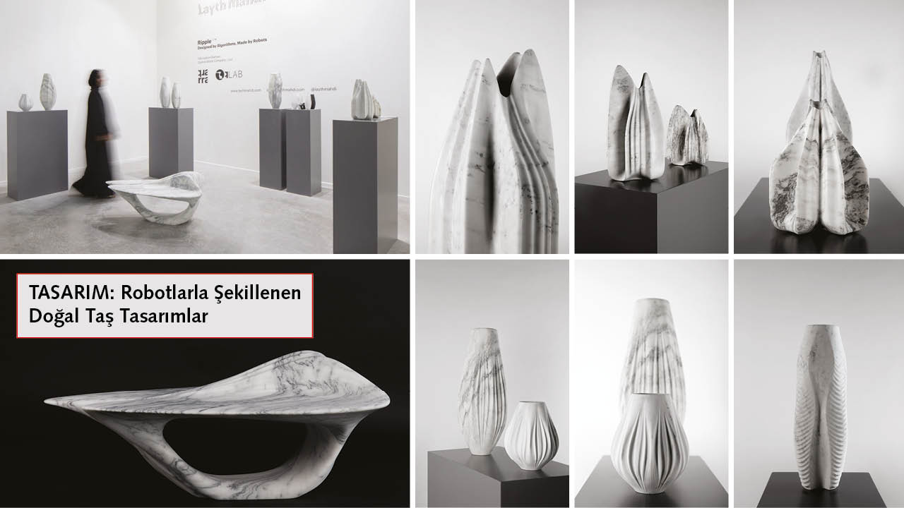 NATURAL STONE DESIGNS SHAPED WITH ROBOTS