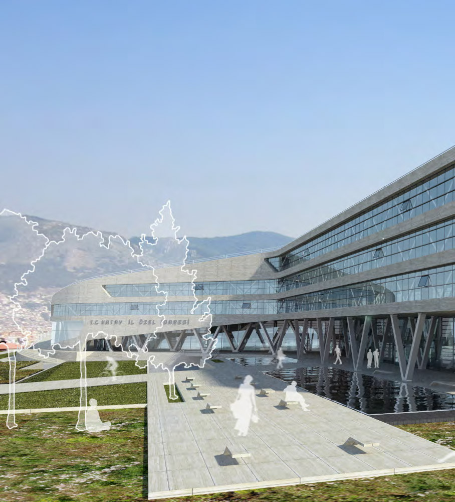 HATAY İL GENEL MECLİSİ VE İL ÖZEL İDARESİ HİZMET BİNASI YARIŞMA PROJESİ – MANÇO MİMARLIK