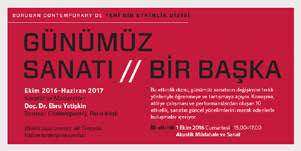 BORUSAN SANAT’TA GÜNÜMÜZ SANATI KONUŞMALARI